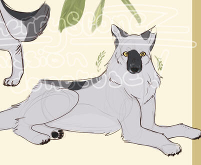 colored sketch page comm, 2023